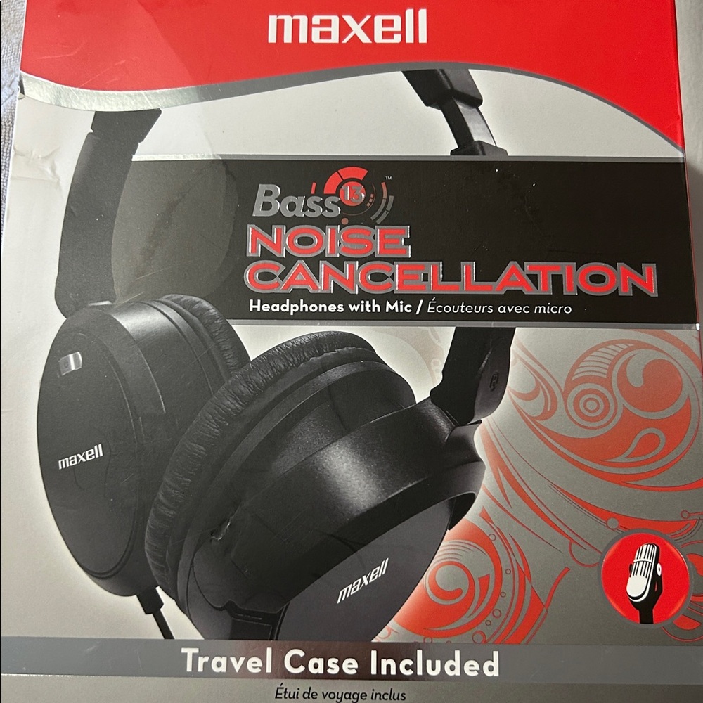 NewMaxell Noise Cancelling Headphones with Mic